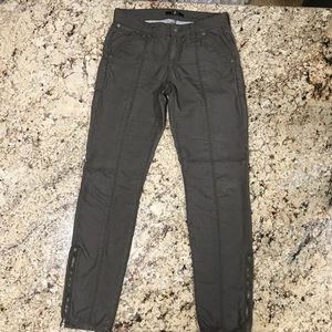 Olive green SEVEN for all mankind pants.